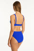 Sea Level Honeycomb Longline Bra Top